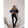 Legginsy wysmuklające Double Push /  BLACK /   XS - S - M - L - XL